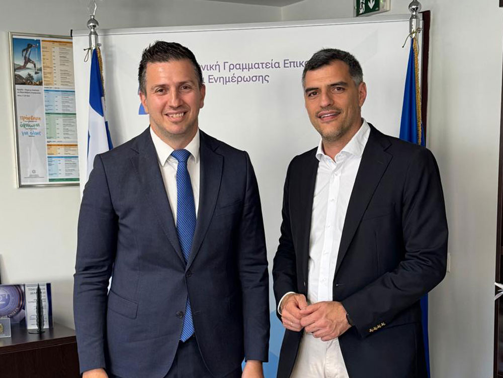 Συνάντηση του Πολιτευτή ΝΔ Αχαΐας Ανδρέα Τσώκου με τον Γενικό Γραμματέα Επικοινωνίας και Ενημέρωσης, Δημήτρη Κιρμικίρογλου