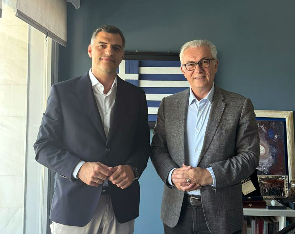 Συνάντηση Πολιτευτή ΝΔ Αχαΐας, Ανδρέα Τσώκου με τον τ. Πρόεδρο Κοινοβουλευτικής Συνέλευσης του Συμβουλίου της Ευρώπης Θεόδωρο Ρουσόπουλο