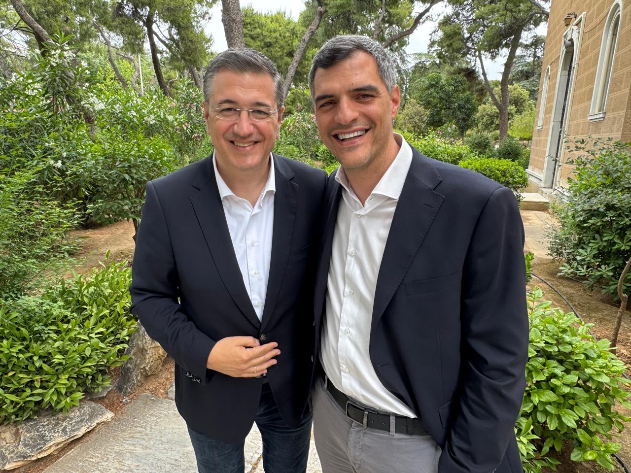 Συνάντηση Ανδρέα Τσώκου με τον Ευρωπαίο Επίτροπο Απόστολο Τζιτζικώστα
